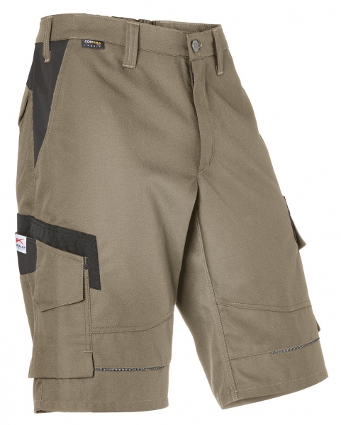 KBLER-Shorts, Innovatiq, 295 g/m, sandbraun/schwarz