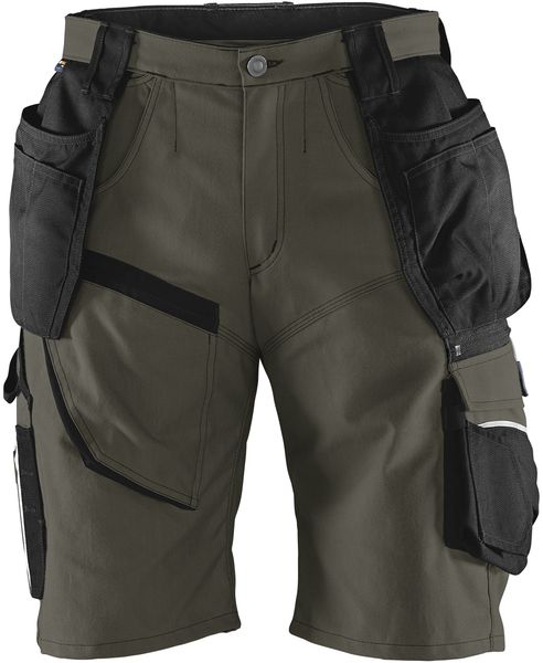 KBLER-Workwear, Practiq-Shorts, ca. 260g/m, oliv/schwarz