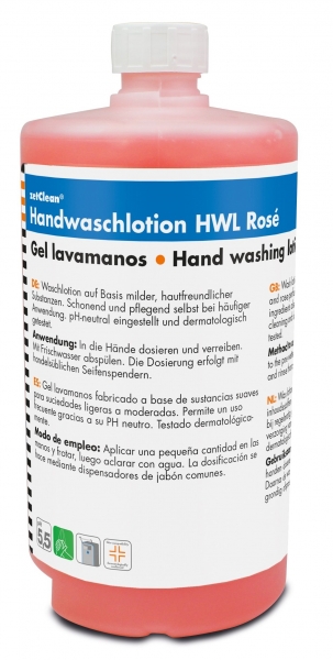 ZVG-Handwaschlotion, Ros, VE: 6 Patronen  1.000 ml