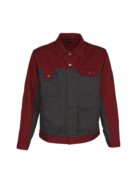 MASCOT-Workwear, Arbeits-Berufs-Bund-Jacke, Como, IMAGE, 310 g/m, anthrazit/rot