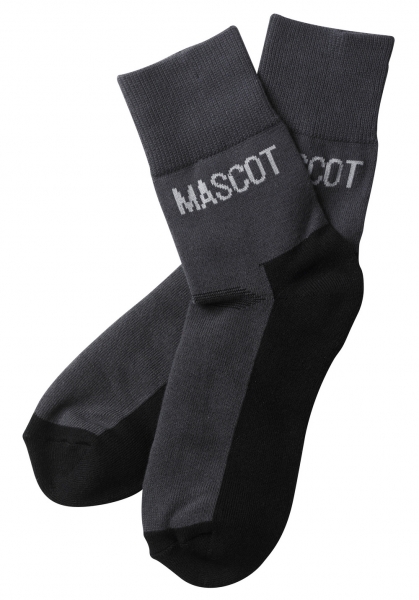 MASCOT-Socken, Tanga, 2er Pack, 60 g/m, dunkelanthrazit/schwarz