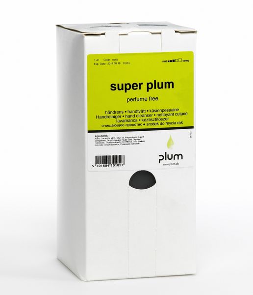HAUTREINIGUNG SUPER PLUM Handreiniger, bag in box  1.400 ml, Karton  8 Stck