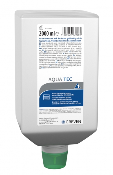 GREVEN-HAUTSCHUTZLOTION, Aqua-tec / Lotion, 2000 ml