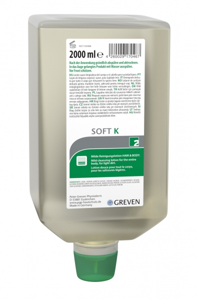 GREVEN-REINIGUNGSLOTION, Soft K, 2000 ml