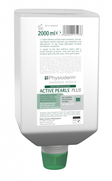 GREVEN-HAUTREINIGUNG, Physioderm active pearls plus, 2000 ml Faltflasche