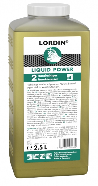 GREVEN-HAUTREINIGUNG, Lordin Liquid Power, 2500 ml Hartflasche