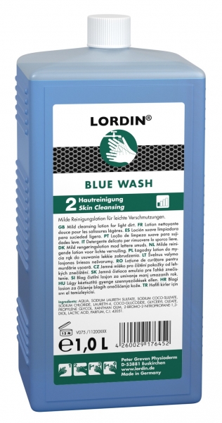 GREVEN-HAUTREINIGUNG, Lordin Blue Wash, 1000 ml Hartflasche