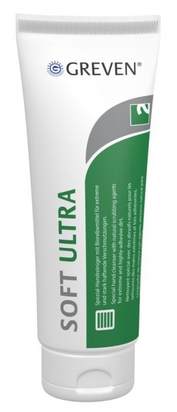 GREVEN-Handreiniger, Soft Ultra, Natur-Reibemittel, Tube 250 ml, VE = 1 Karton  24 Tuben