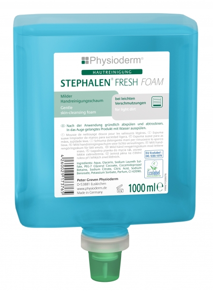 GREVEN-HAUTREINIGUNG, Stephalen Fresh Foam, 1000 ml Neptuneflasche