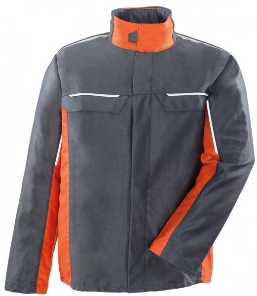 ROFA-Schweisserschutz-Jacke, ALU Splash, ca. 375 g/m, grau-orange