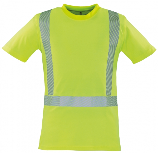 ROFA-Warnschutz-T-Shirt, ca. 185 g/m, leuchtgelb
