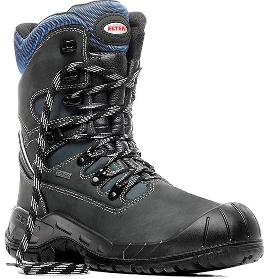 ELTEN-Footwear, S3 CI-Sicherheits-Arbeits-Berufs-Schuhe-Schnrstiefel, JORIS, GTX, schwarz/blau