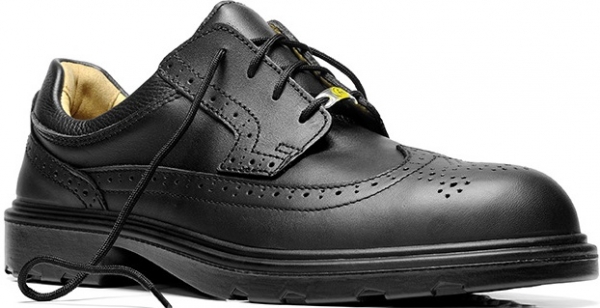 ELTEN-Footwear, S2-Sicherheits-Arbeits-Berufs-Schuhe, Halbschuhe, OFFICER XW ESD, schwarz