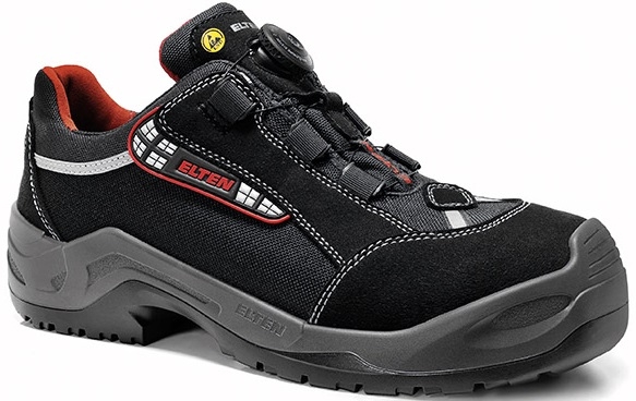 ELTEN-Footwear, S3-Sicherheits-Arbeits-Berufs-Schuhe, Halbschuhe, SENEX BOA ESD, schwarz