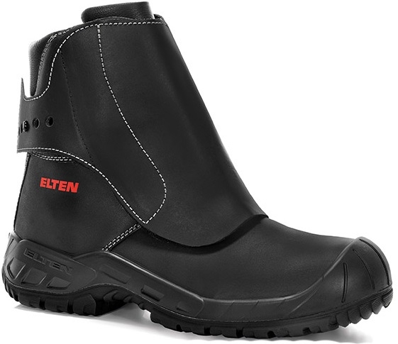 ELTEN-Footwear, S3-Sicherheits-Arbeits-Berufs-Schuhe, Schlupfstiefel, Giesserstiefel, LUIS, HI, schwarz