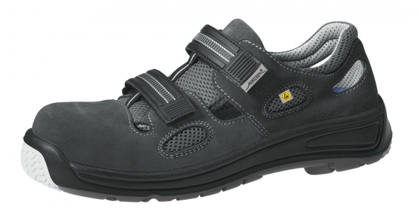 ABEBA-Footwear, S1-Damen- u. Herren-Arbeits-Berufs-Sicherheits-Sandalen, graphit