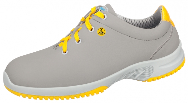 ABEBA-Footwear, S2-Uni6-Damen- u. Herren-Sicherheits-Arbeits-Berufs-Schuhe, Halbschuhe, grau/gelb