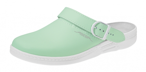 ABEBA-Footwear, OB-Damen-Arbeits-Berufs-Clogs, mint