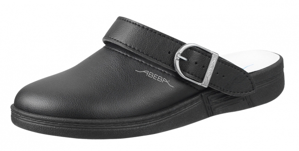 ABEBA-Footwear, OB-Damen- u. Herren-Arbeits-Berufs-Clogs, schwarz