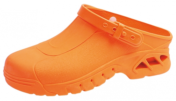 ABEBA-Footwear, Damen- u. Herrenclogs, orange