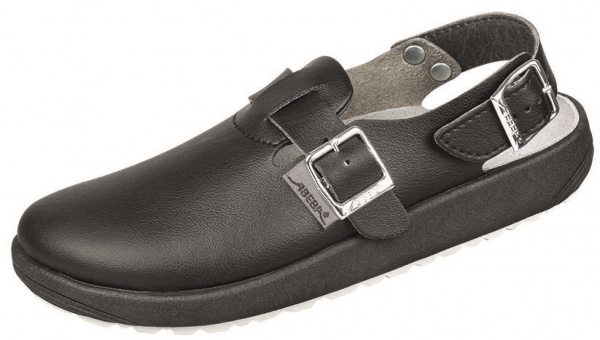 ABEBA-Footwear, OB-A-micro-Damen- und Herren-Arbeits-Berufs-Clogs, schwarz
