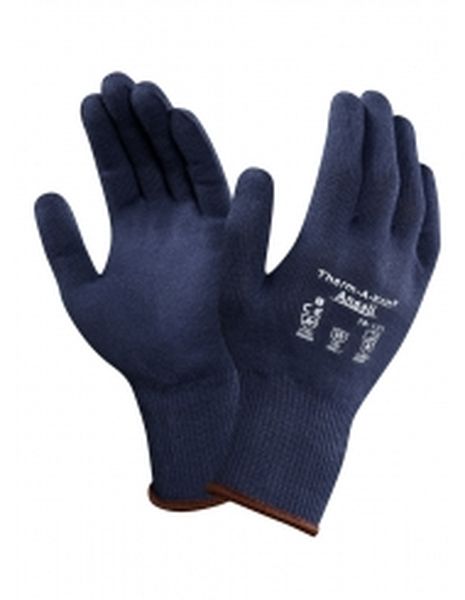 ANSELL-ARBEITSHANDSCHUHE, THERM-A-KNIT, 78-101, blau