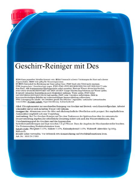Geschirr-Reiniger, BTS 4400, mit Des., 24 l
