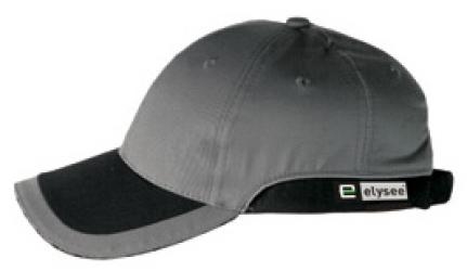 F-ELYSEE-Caps, *JOHN*, grau/schwarz abgesetzt