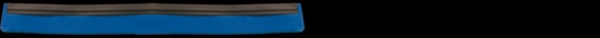 HAUG-Ersatz-Gummilippe, zweilippig, Lebensmittelgummi, blau
