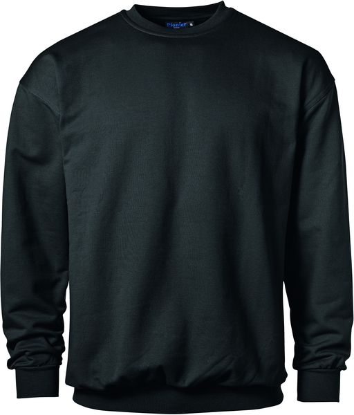 PIONIER-Workwear, Sweat-Shirt, Rundhals, ca. 280g/m, schwarz