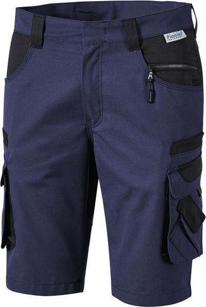 PIONIER-Workwear, Bermuda-Arbeits-Shorts, TOOLS, 285g/m, marine/schwarz