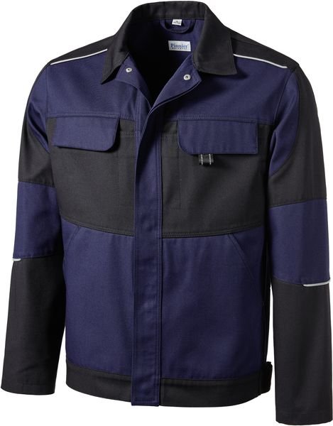 PIONIER-Workwear, Arbeits-Berufs-Bund-Jacke, RESIST 1, ca. 300g/m, marine/schwarz