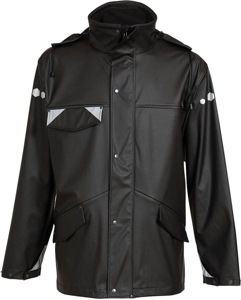 ELKA-Rainwear, DRY ZONE Jacke, 190g/m, schwarz