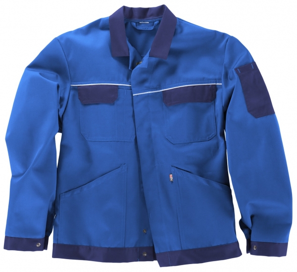 BEB-Workwear, Arbeits-Berufs-Bund-Jacke, Classic, 245 g/m, kornblau/marine