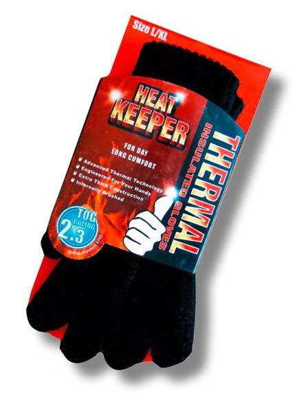 WOWERAT-Heat-Keeper-Thermo-Handschuhe, schwarz