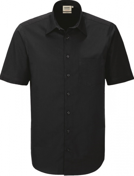 HAKRO-Workwear, Hemd 1/2 Arm Performance, schwarz