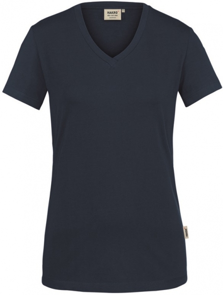HAKRO-Damen-V-Shirt, Stretch, 170 g / m, tinte