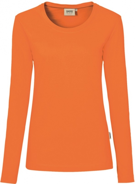 HAKRO-Workwear, Arbeits-Shirts, Damen-Longsleeve Performance, orange