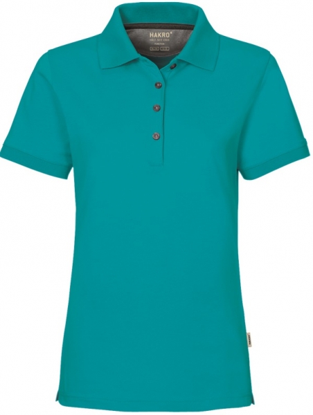 HAKRO-Damen-Poloshirt, Cotton-Tec, 185 g / m, smaragd