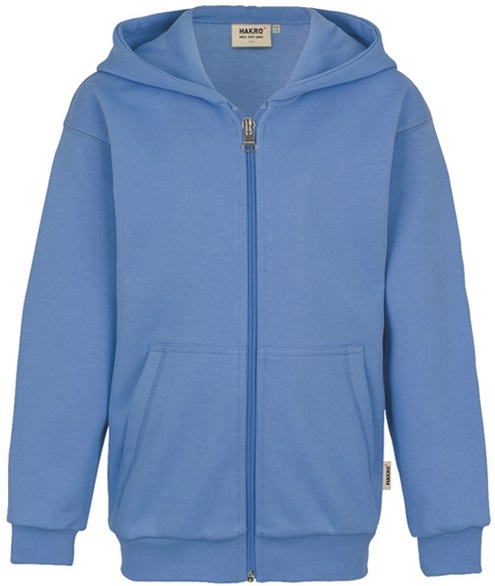 HAKRO-Workwear, Kids-Kapuzen-Jacke Premium, malibu-blue