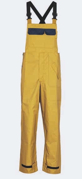 KIND-Rainwear, Wetterschutz, VARIOLINE Wetterlatzhose, gelb/navy