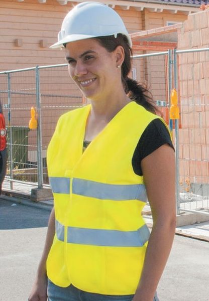 KORNTEX-Frauenwarnschutzweste, gelb