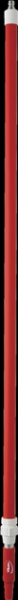 VIKAN-Ergonomischer Teleskopstiel m. Wasserdurchl. und Schnellkuppl., 1615, 2780 mm, : 32 mm, rot
