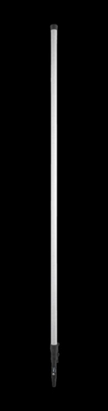 VIKAN-Glasfaserteleskopstiel mit Gewinde, 2190, 5660 mm, : 34 mm, grau