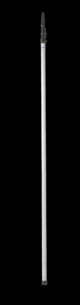 VIKAN-Glasfaserteleskopstiel mit Gewinde, 2100, 5810 mm, : 37 mm, grau