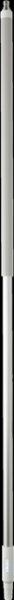 VIKAN-Ergonomischer Aluminiumstiel, 1540 mm, mit Wasserdurchlauf und Schnellkupplung, : 31 mm, wei,