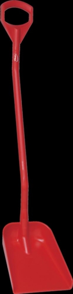 VIKAN-Ergonomische Schaufel, 1280 mm, rot,