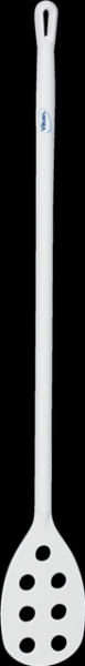 VIKAN-Langer Rhrlffel mit kleinem Lochblatt, 1200 mm, wei,