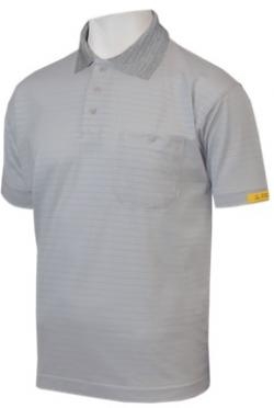 HB-ESD-Produktschutz-Herren-Poloshirt, kurzarm, 170 g/m, silbergrau