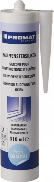 PROMAT-Fenstersilikon transp.310 ml Kartusche